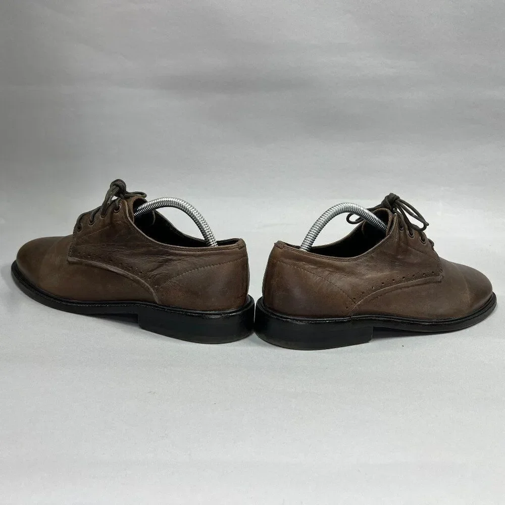 All Saints Men's Size 8 Brown‎ Leather Dress Shoes